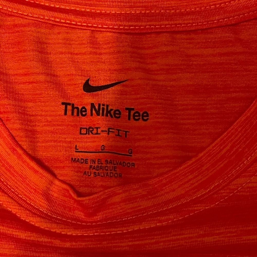Clemson Nike Dri-FIT Short Sleeve Tee - Team Issue - Men's L - LIKE NEW! - Picture 5 of 10